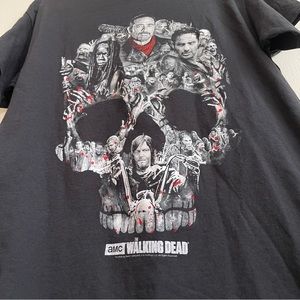 Delta | Shirts | Vintage The Walking Dead Skull Of Characters Tshirt ...